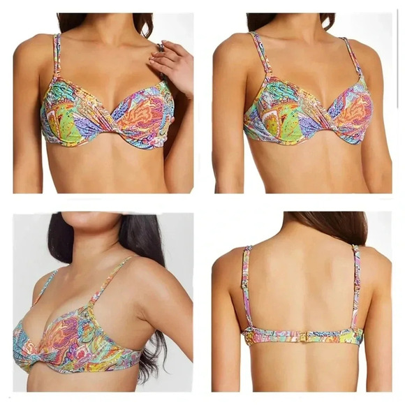 Bleu Rod Beattie Underwired Swimsuit Top Size 12 - Picture 1 of 9
